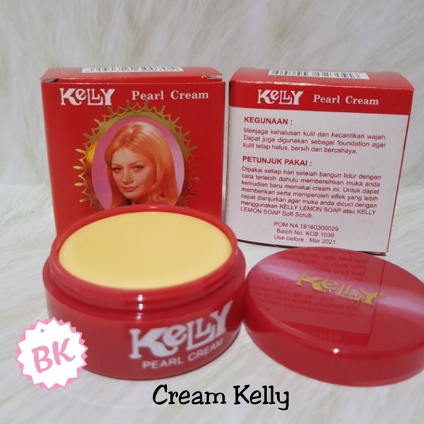 CS1 Kelly Pearl Cream 5gr dan 15gr Kemasan besar Krim Wajah-COD