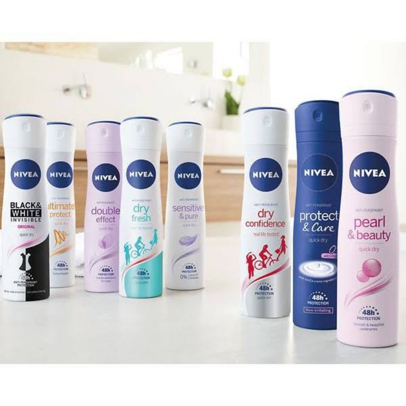 NIVEA WOMEN DEODORANT DEODORAN SPRAY SEMPROT 150 ML