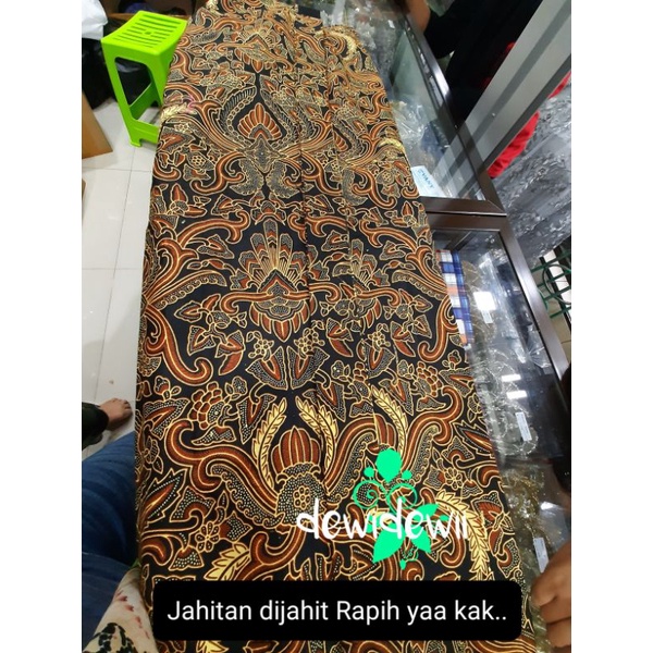 [1Set] Jarik Instan + Selendang, Motif Batik Lengkap