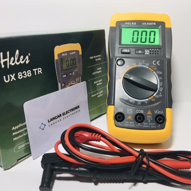 AVOMETER MULTITESTER HELES UX-838TR HELES UX 838 TR ORIGINAL