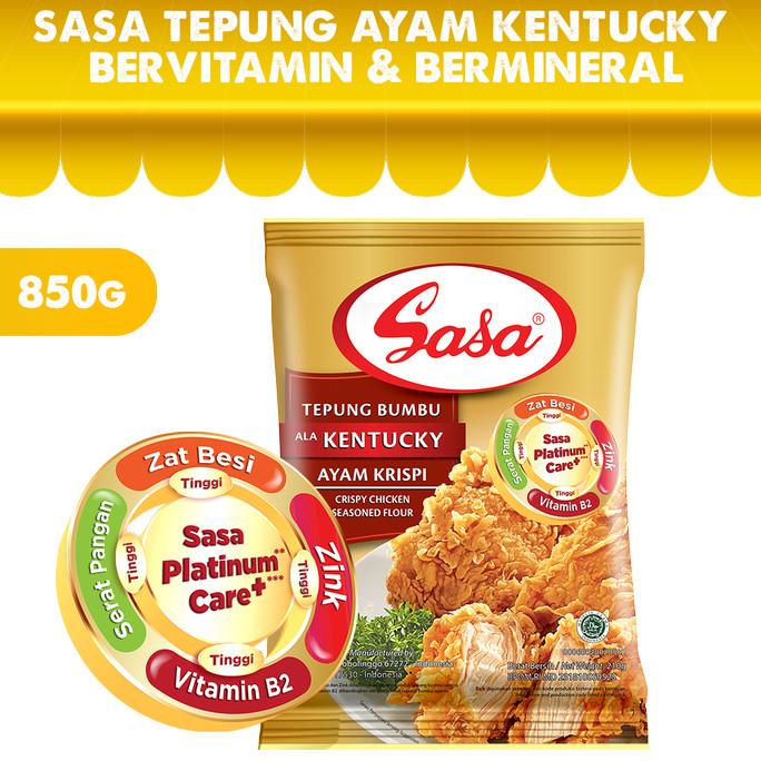 

Sasa Tepung Ayam Kentucky Bervitamin & Bermineral 850gr