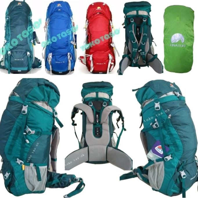 TAS GUNUNG SUNATURE ADVENTURE 75 L ORIGINAL SUDAH H2O TAS CARRIER 9335 Star Seller Temurah
