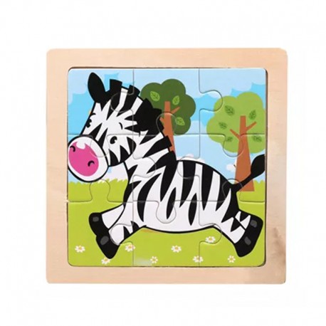 Mini ANIMAL PUZZLE Kayu Mainan Anak Wooden Toys Mainan Edukasi Jigsaw Montessori Puzzel Seri Binatang Hewan Laut Hiu Paus Singa Safari