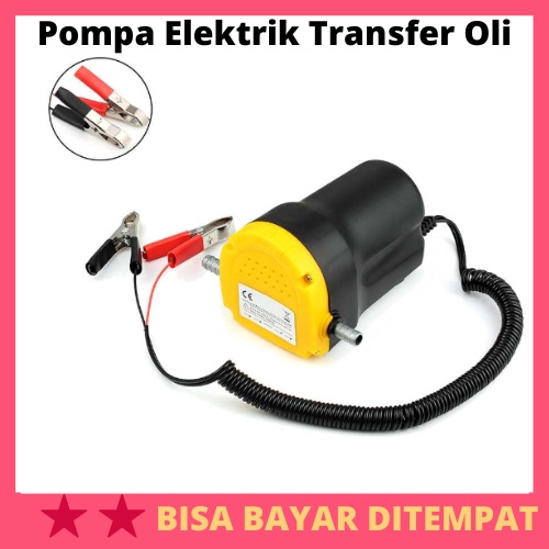 Pompa Elektrik Transfer Oli Mobil Fluid Pump 12V / Alat Mesin Pompa Celup Penyedot Sedot Pemindah Ku