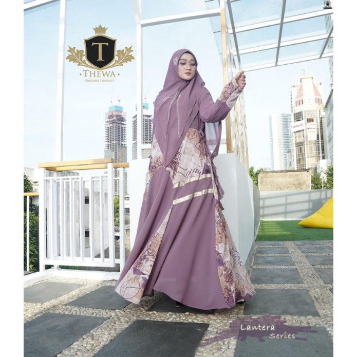 THEWA//GAMIS SET KHIMAR ORI THEWA