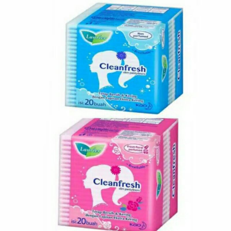 Laurier Pantyliner Cleanfresh Non Perfume | Laurier Pantyliner Cleanfresh Perfume