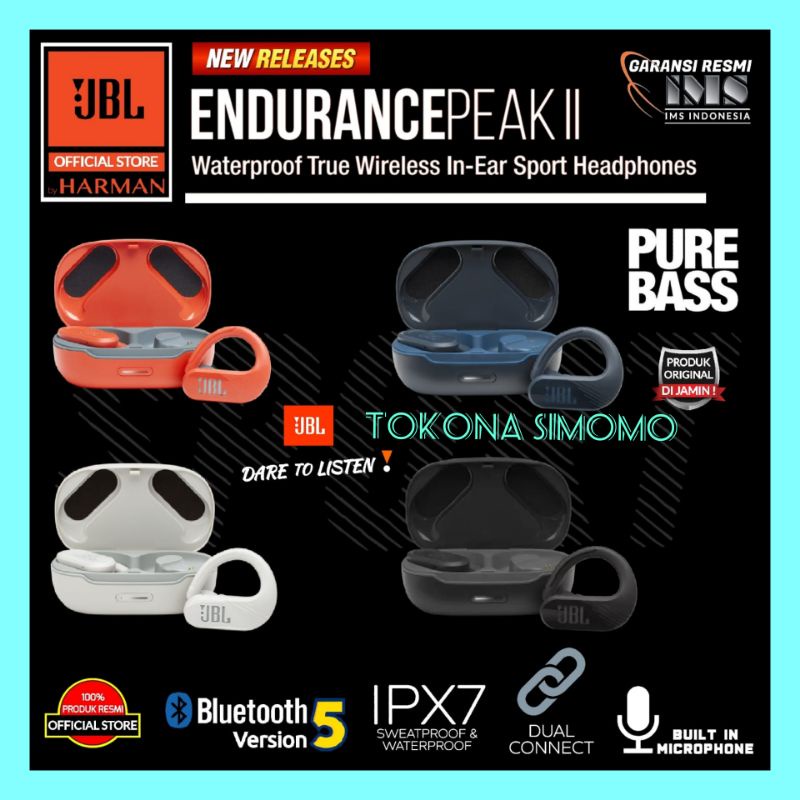 JBL Endurance Peak II Earphone