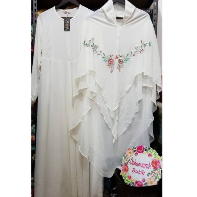 GAMIS SAILA KALUNG SET / BY QNANZ / GAMIS POLOS / GAMIS PUTIH