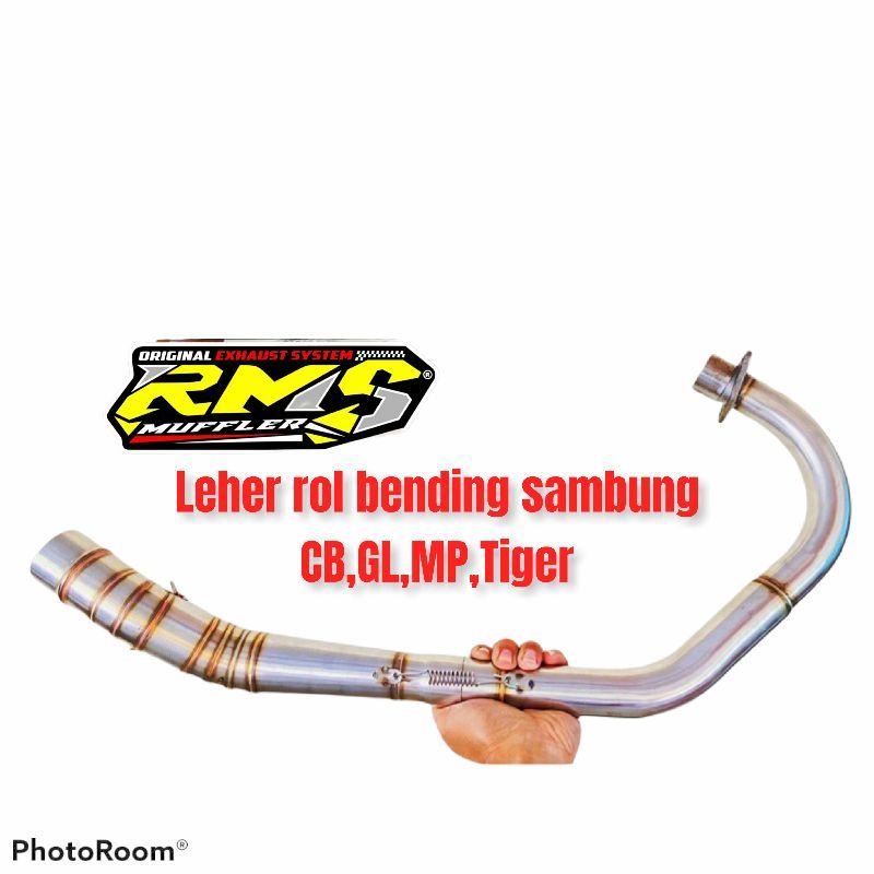 LEHER KNALPOT ROLL BENDING SAMBUNG CB GL MP TIGER