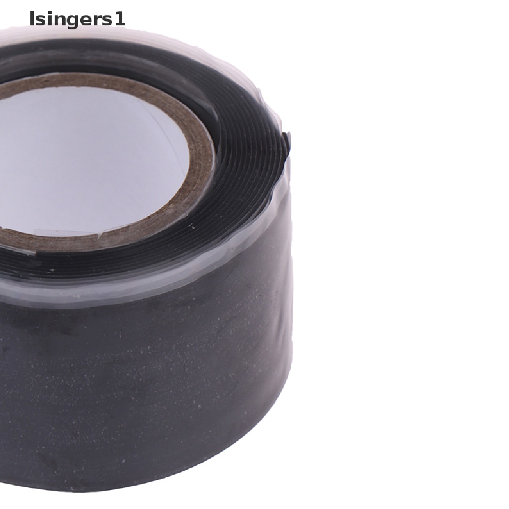 (lsingers1) Tape Karet Kuat Anti Air Warna Hitam 2.5cmx1.5m Untuk Reparasi