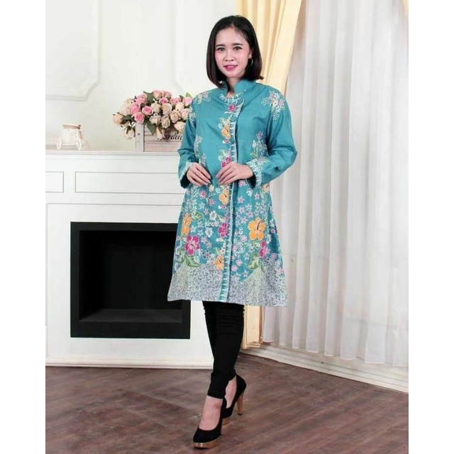 tunik batik cantik tunik batik wanita modern atasan tunik murah cantik grosir Tunik cantik grosir at