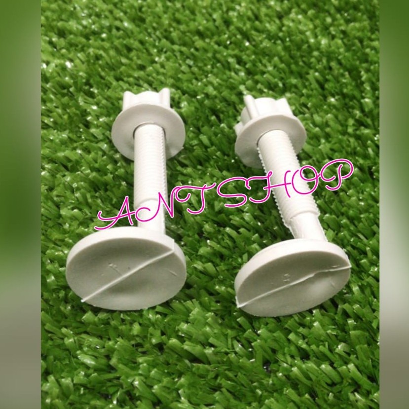 Baut Engsel Tutupan Kloset Duduk 94A -Sekrup INA Monoblok tutupan Closet