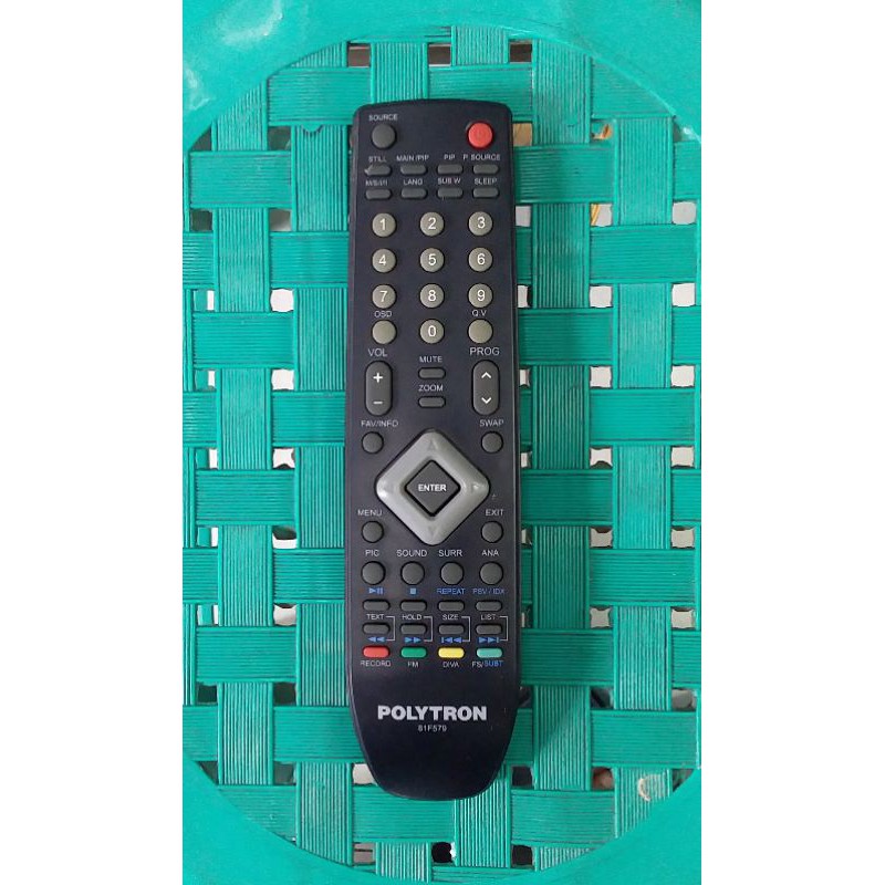 REMOTE TV POLYTRON SERI 81F579 ORIGINAL
