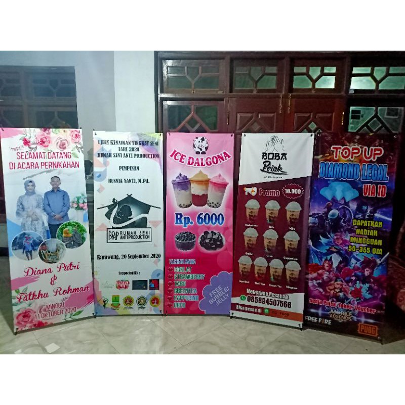 PAKET X-BANNER 80X180 (FREE DESIGN)