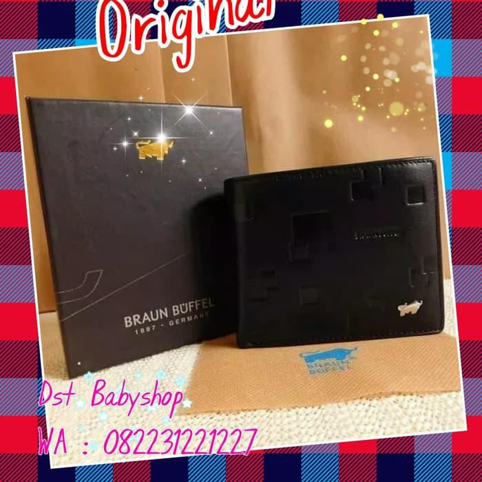 CUCI GUDANG DOMPET PRIA BRAUN BUFFEL ORIGINAL 