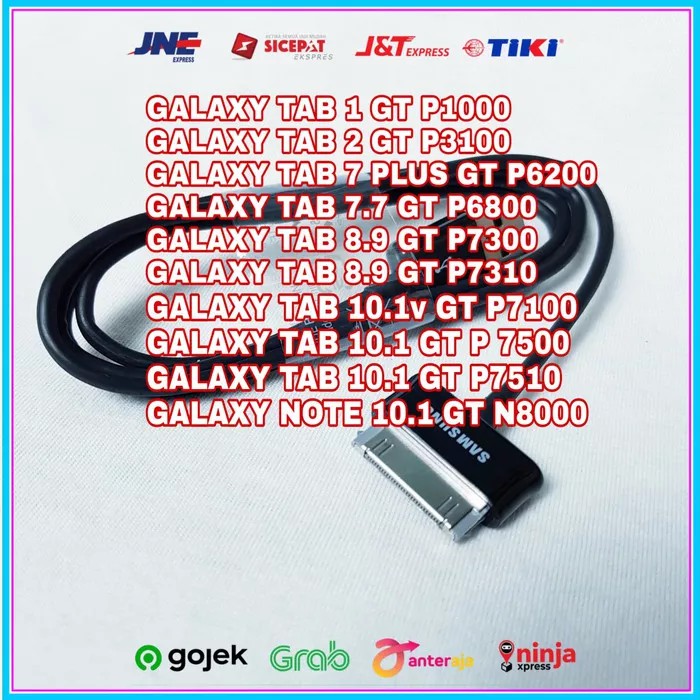 Kabel Data Samsung Galaxy Tab 2 GT P3100 ORIGINAL 100% 2A