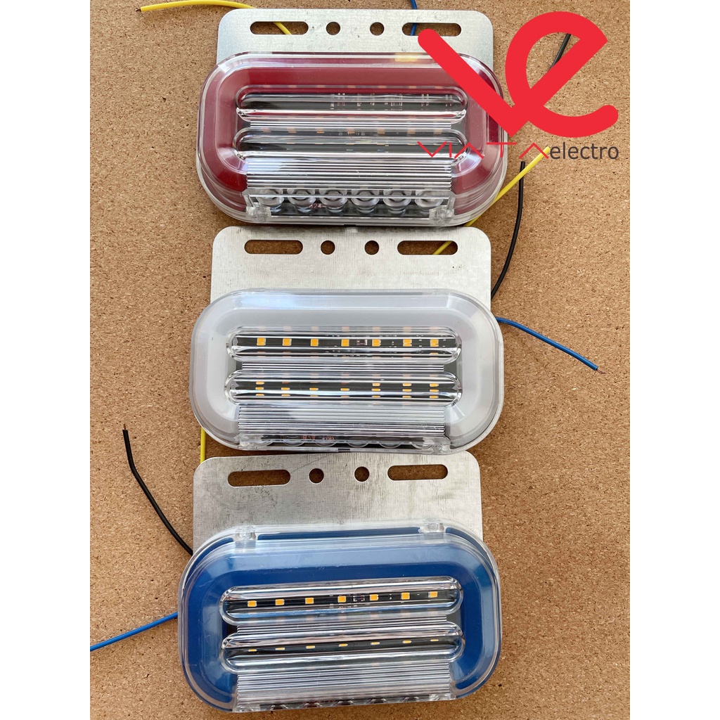 LED BAK TRUK OVAL 12 &amp; 24V LED BAK SAMPING LED SEIN RUNNING STOPLAMP