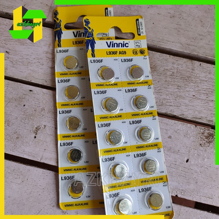 BATERAI VINNIC AG9 936 setara SR936SW LR45 LR936 194 394 BATRE BATTERY KANCING JAM TANGAN VINNIC L936F