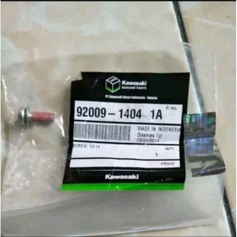 Baut karet step footstep pijakan kaki depan ninja r rr ss Ninja rr mono 250