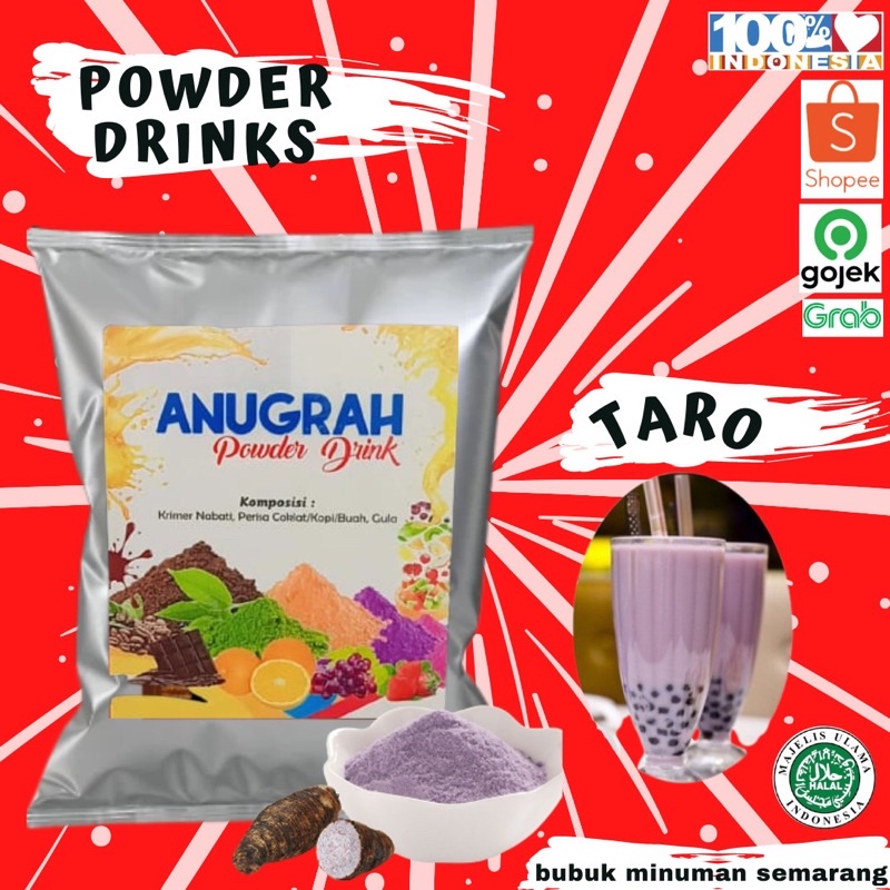 

BUBUK MINUMAN TARO reguler 500gr