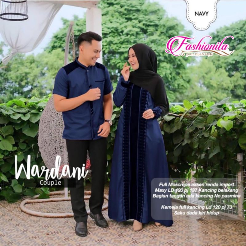 RESTOK BAJU LEBARAN SARIMBIT JUMBO BIGSIZE/COUPLE WARDANI LD 120 SIZE XXL/FASHION HQ/BISA COD