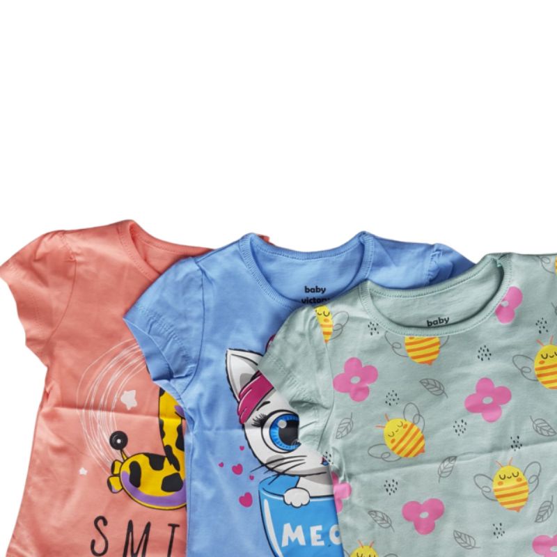 Kaos Baby Victory Boy Girl Kaos Anak Unisex Kaos Anak Baby Victory Usia 1 - 3 Tahun FBS