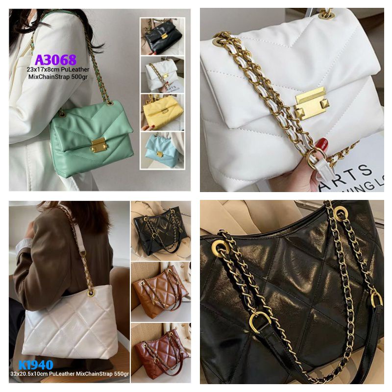 Gij. 1kg2 Tas Bahu Selempang Wanita MAXI bag Import Slingbag Shoulderbag Tas Cewek  Fashion Impor Ta