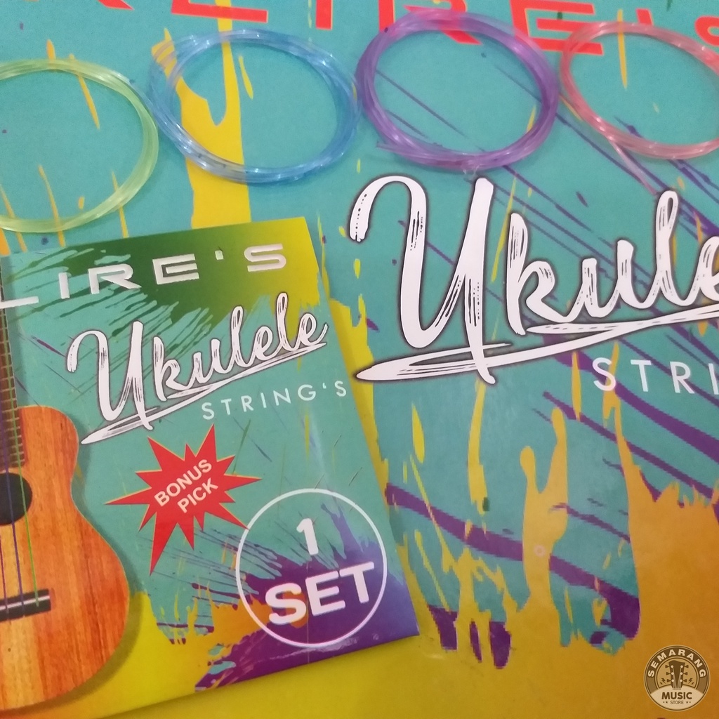 ORIGINAL!!! Senar Klire's Ukulele Kentrung Murah Bonus Pick 1 Set