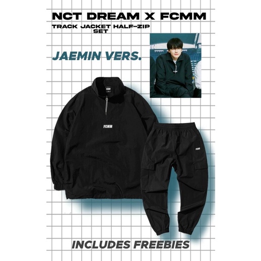TRACK JACKET HALF ZIP SET JAEMIN NCT DREAM X FCMM