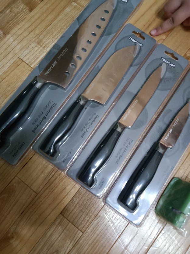 Neoflam Titanium Set 4 Pcs / Pisau Dapur