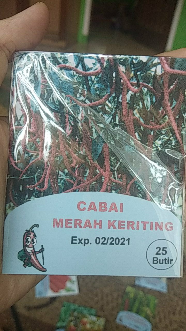 Benih Biji Bibit Cabe Merah Keriting