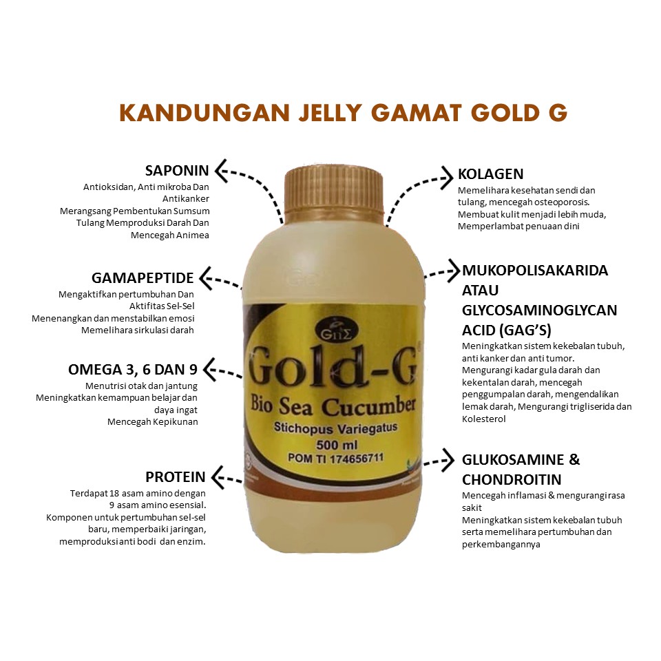 Obat Usus Buntu Alami Jelly Gamat Gold G Origonal Indonesia