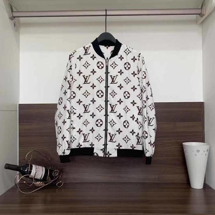 Barang Terjamin Jaket louis vuitton mirror 1:1 high quality / white edition MURAH