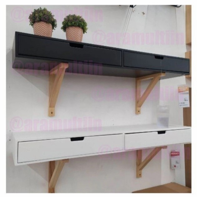 RAK PAJANGAN RAK RUANG TAMU RAK + LACI RAK DINDING RAK GANTUNG INFORMA