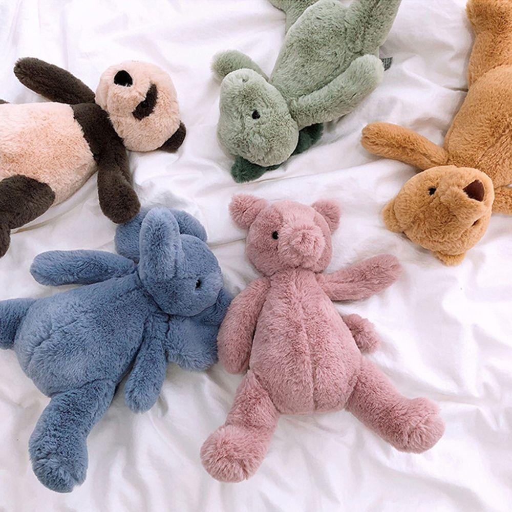 Needway Beruang Mainan Mewah Hadiah Ulang Tahun Kawaii Indah Dinosaurus Dekorasi Rumah Kartun Babi Lembut Belut Boneka Mainan