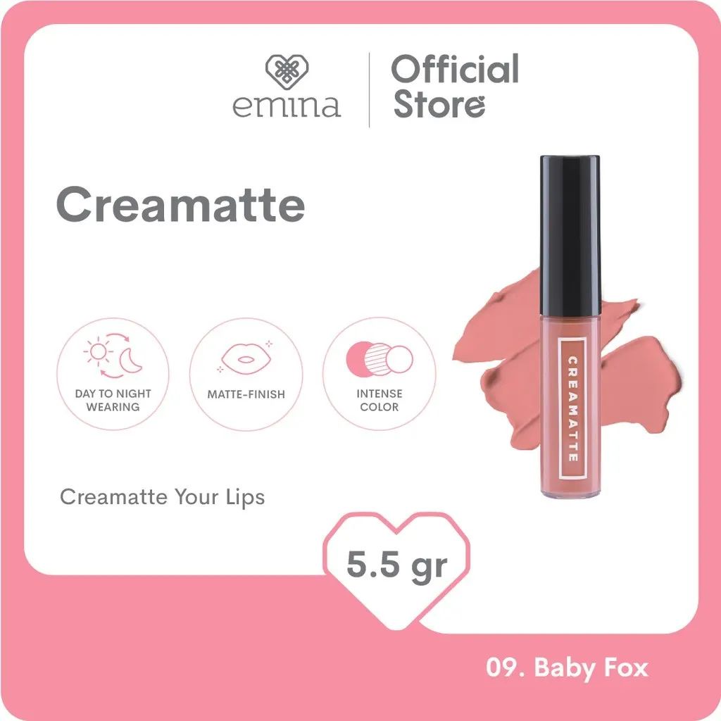Emina Creamatte 5.5 gr / Emina Cream Matte / Emina Cream Matte Lip Cream