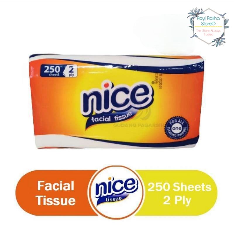 nice tissue wajah soft pack 250 sheets   nice tissue wajah soft pack 250 sheets 2ply