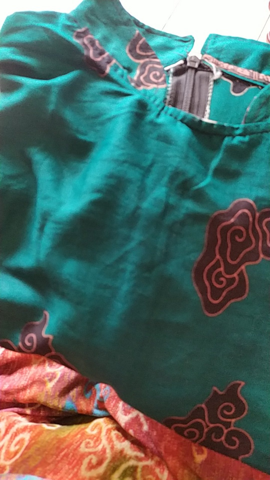 Atasan Tunik Batik Navy Ready Sampai Ld 120 Ld 130 Ld 140 Merah Hijau Botol Baru Cantik