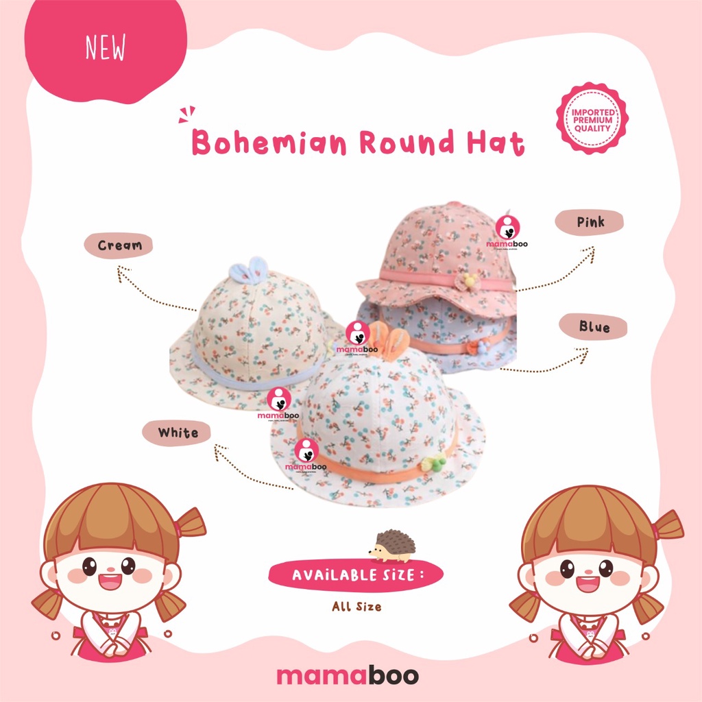 Baby Hat - Bohemian Round Hat