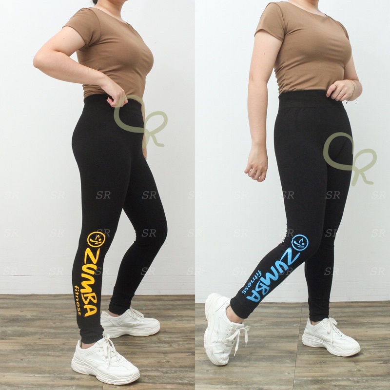 Legging Zumba Wanita Celana Senam Panjang Import Katun Premium