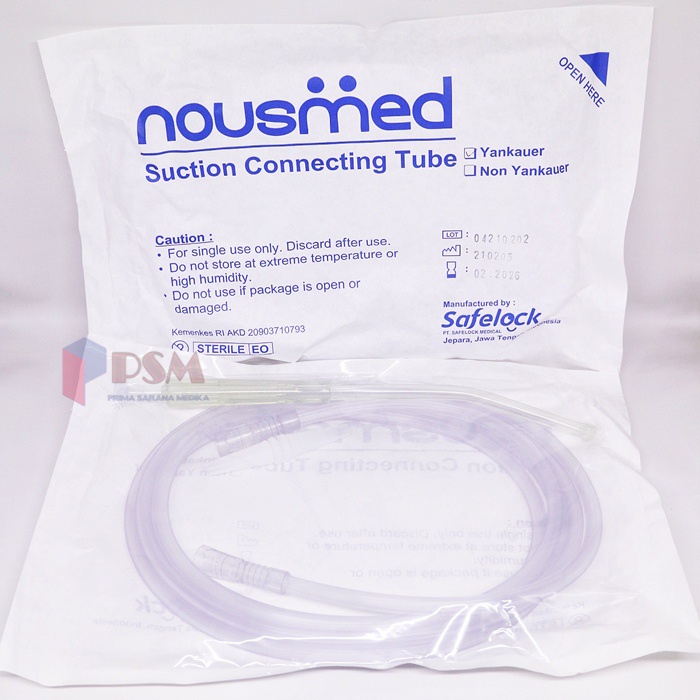 Surgical Suction Connecting Tube With Yankuer SCT Nousmed 300cm Steril