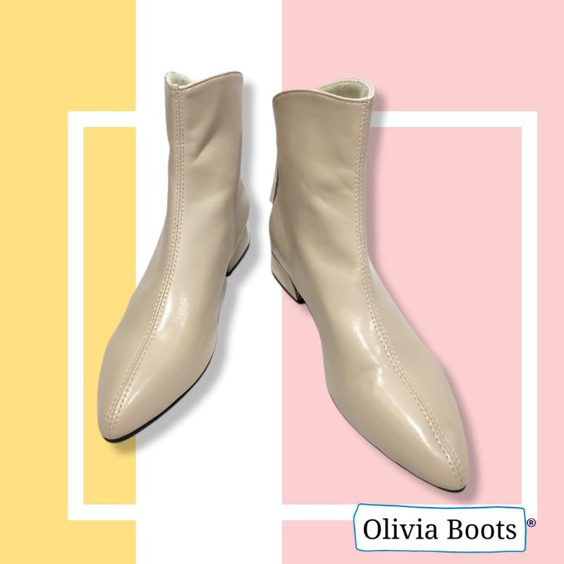 OLIVIA BOOTS Sepatu Ankle Boots Wanita