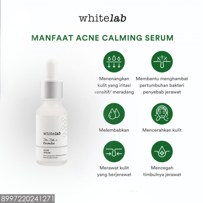 Whitelab WL Acne Calming Serum menghilangkan jerawat