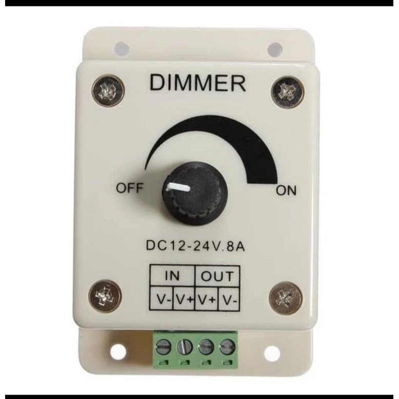 Dimmer LED DC 12V-24V 8A Peredup Lampu Adjustable Control