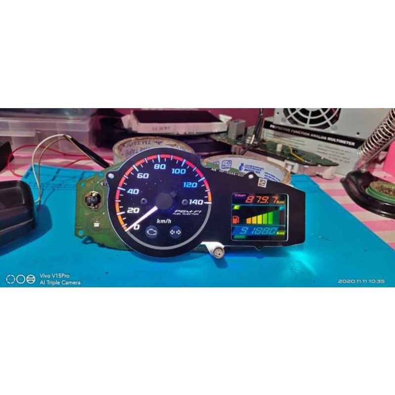 POLARIS  lcd speedometer verza stiker lcd speedometer honda verza
