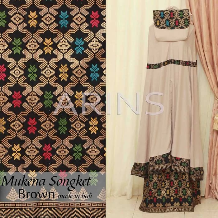 mukena songket prada prada Exclusive