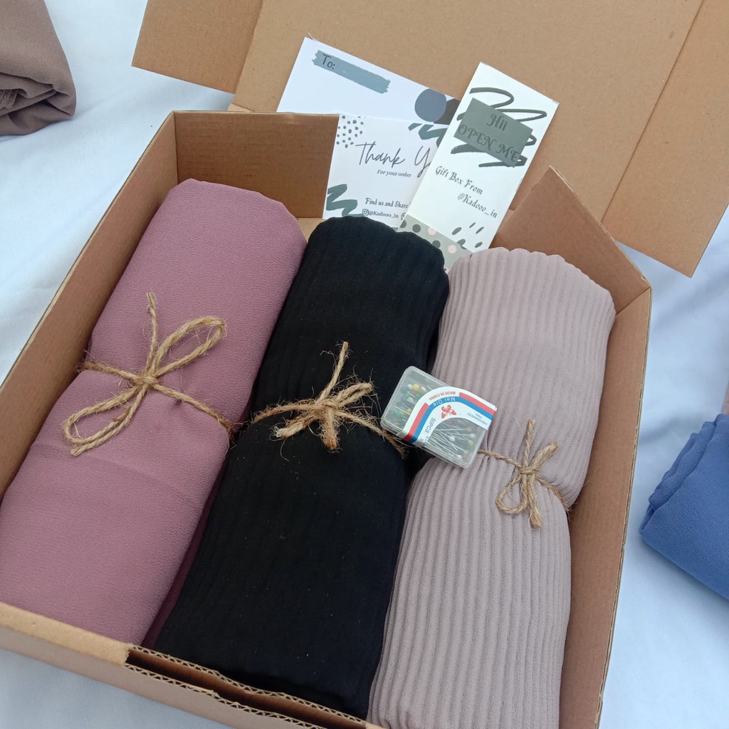 [Pashmina Mix] KADO HAMPERS PERNIKAHAN, ULANG TAHUN, WISUDA, SOUVENIR