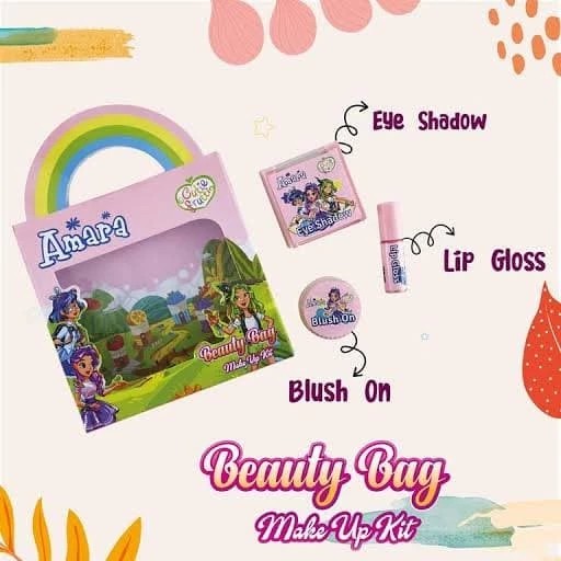 ❤ jselectiv ❤ PURBASARI AMARA Beauty Bag Make Up Kit | Kosmetik Anak