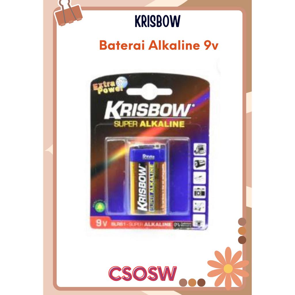 Krisbow Baterai Alkaline 9v