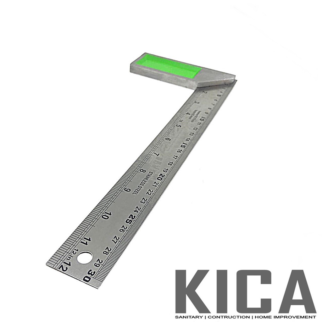 SIKU TUKANG / SIKU L 30 CM / SIKU METER / PENGGARIS TUKANG STAINLESS